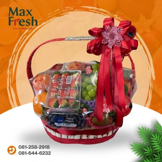 รับจัดกระเช้าผลไม้พรีเมียม